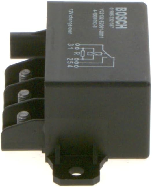 BOSCH 0986332087 Change Over Power Relay - 12V, 150A; with Integral Mounting Bracket - Single