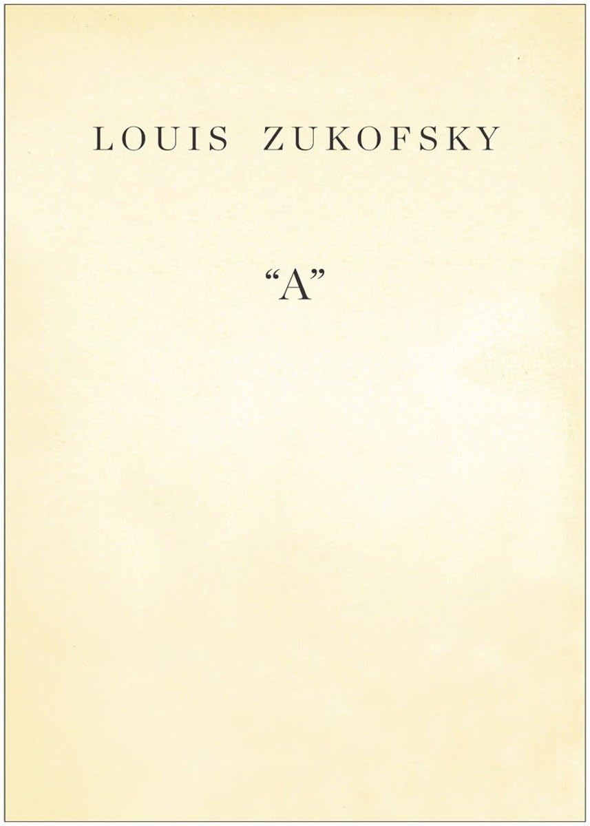 "A" (New Directions Books)