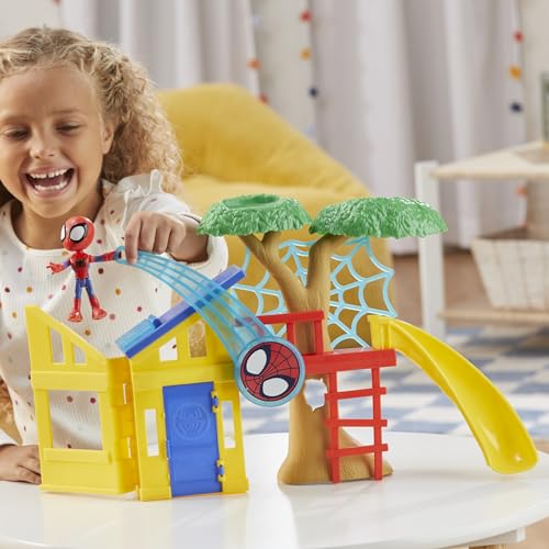 Hasbro Marvel Spidey et Ses Amis Extraordinaires, Coffret Aire de Jeu Spidey avec Figurine Spidey