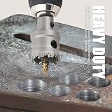 Vearter 6 sztuk wierteł pilotowych Ø 6 mm, do otwornic, HSS M2, wiertło centrujące do metalu, stali nierdzewnej, żelaza, stopu aluminium, drewna, tworzywa sztucznego