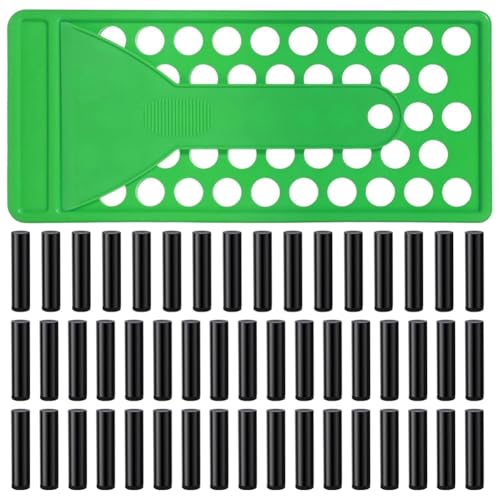 Rersduyt Handcrafted Lip Balm Creation Kit: 50 Empty Tubes, Mold Set, and Scrapers Included