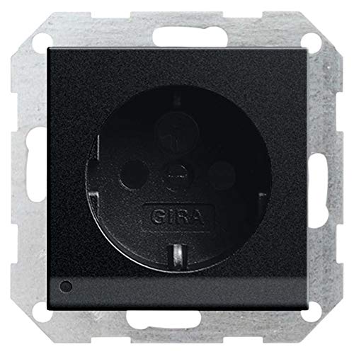 Gira Schuko-Steckdose sw 1170005 m.LED-Leuchte System 55 Steckdose 4010337037637