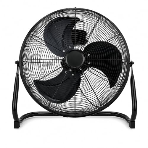 Ventilador Industrial de Suelo 45 cm, 120 W, 3 Velocidades, Inclinación Ajustable, Asa de Transporte, Ventilador Metálico Negro para Taller, Garaje, Almacén, Oficina y Hogar,120W Ventilador Industrial de Suelo 45 cm, 120 W, 3 Velocidades, Inclinación Ajustable, Asa de Transporte, Ventilador Metálico Negro para Taller, Garaje, Almacén, Oficina y Hogar,120W