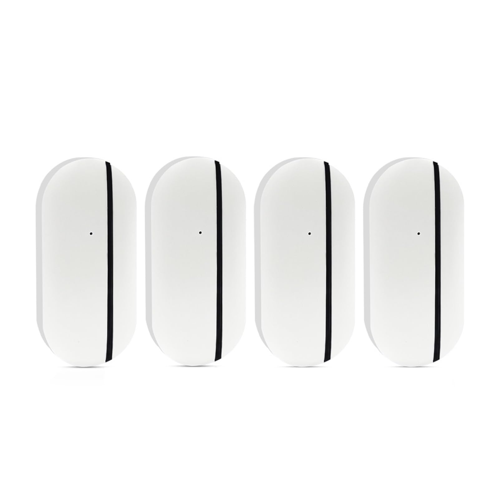 Sensor de puerta y ventanas Zigbee, Detector de apertura/cierre de puerta Tuya, automatización inteligente del hogar, Sensor magnético inalámbrico de puerta(4 pcs Door Sensor)