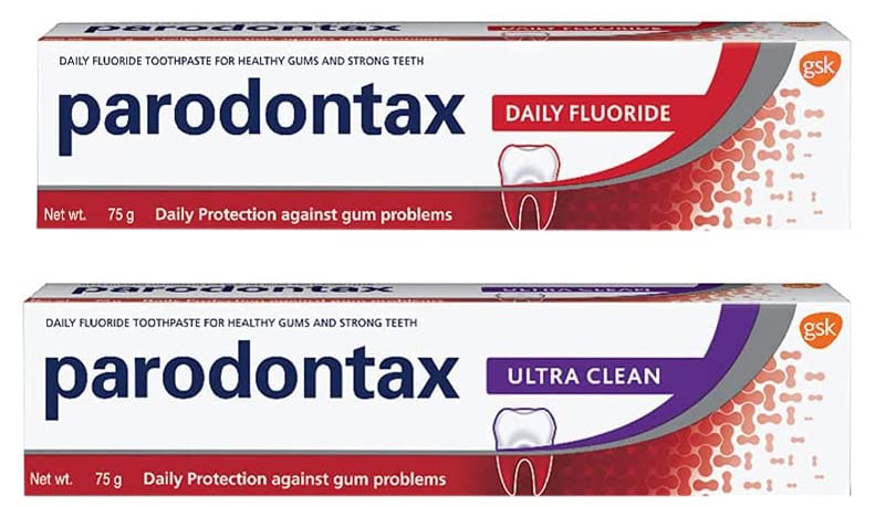 Parodontax Daily Fluoride Toothpaste For Daily Protection Against Gum Problems, 75 g & Parodontax Ultra Clean Toothpaste For Daily Protection Against Gum Problems, 75g (B0BP5DS7K6) Amazon Price History, Amazon Price Tracker