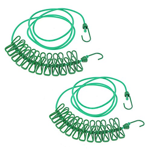 NUZAMAS 2X Stendibiancheria 12 Mollette