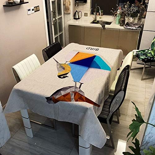 Mantel rectangular para arte, abstracto, impermeable, decoración de fiesta del hogar, mantel de picnic al aire libre, A6, 55.1 x 70.9in