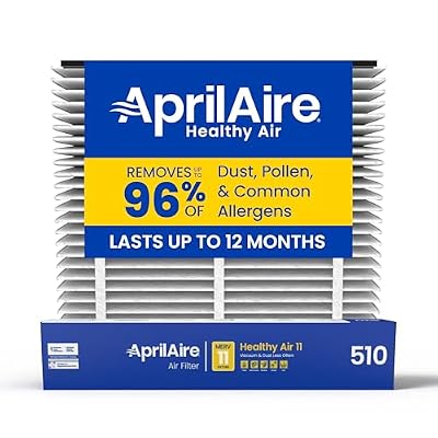 AprilAire 510 Replacement Filter for AprilAire Whole House Air Purifiers - MERV 11, Clean Air & Dust, 31x28x4 Air Filter (Pack of 1)