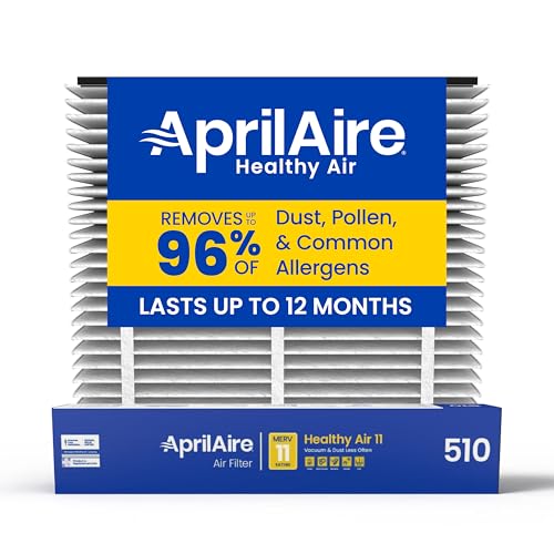 AprilAire 510 Replacement Filter for AprilAire Whole House Air Purifiers - MERV 11, Clean Air & Dust, 31x28x4 Air Filter (Pack of 1)