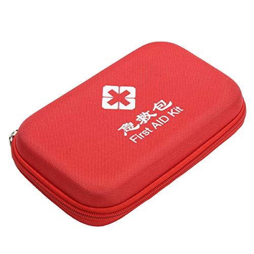 Preisvergleich Produktbild Eshow Oxford Gewebe Medizintasche für Notfälle Betreuertasche Reiseapotheke Tasche Erste Hilfe Set Medizinkoffer Sanitätstasche Rot 21 cm (L) x 4.7 cm (W) x 13.5cm (H)
