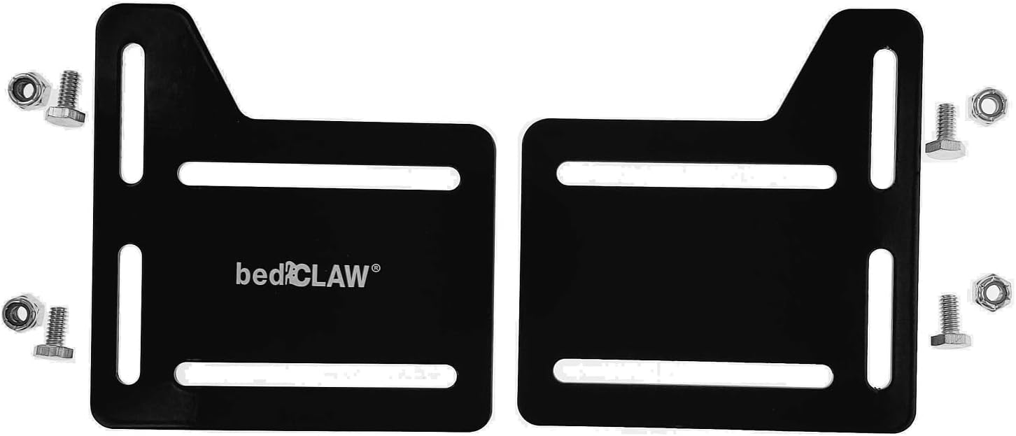 Bed Claw Queen Bed Modification Plate, Headboard Attachment Bracket, Set of 2