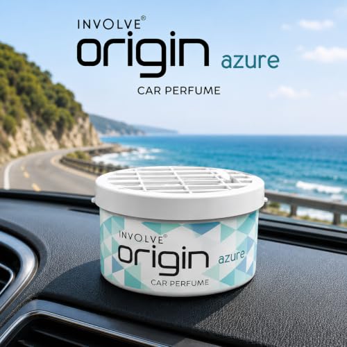 Image of Involve Origin Azure Premium Car Air Freshener | Leak-Proof Car Perfume | Long-Lasting Fresh Fragrance | Car Interior Freshener | Car Accessories
