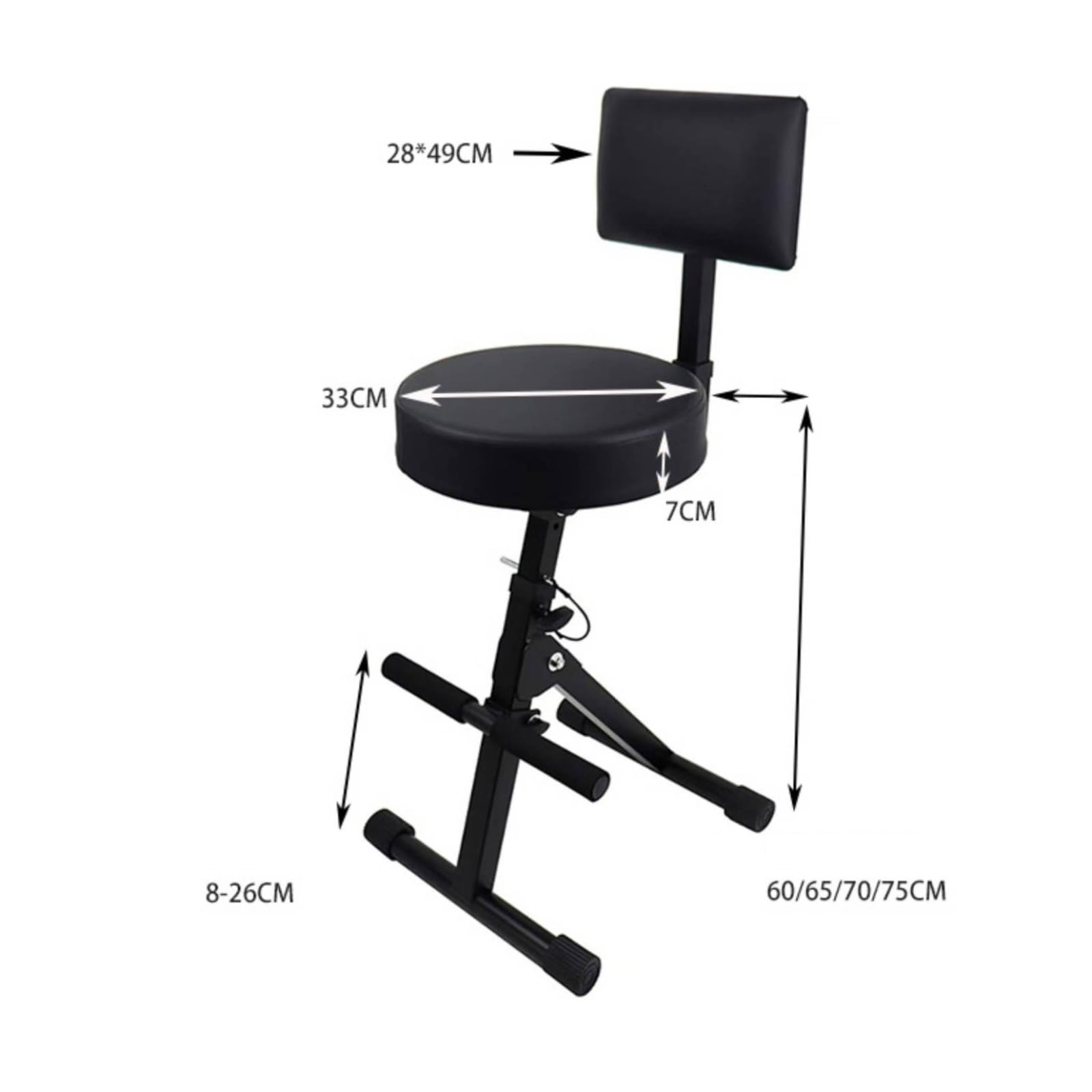 kowaku Tabouret Musique Pliable Stable