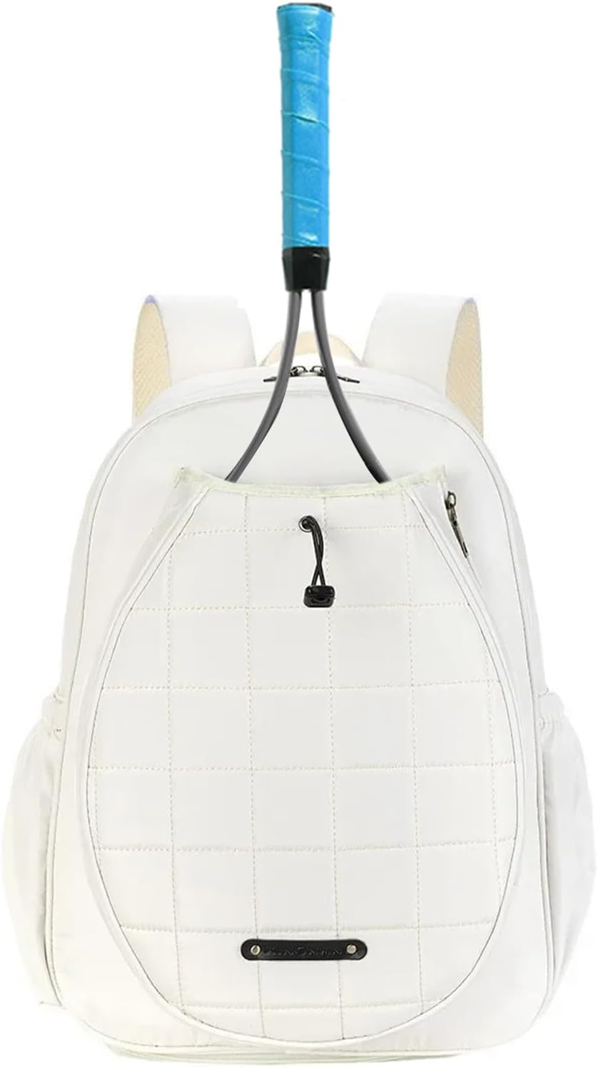 Badminton Backpack - Adjustable Tennis Racket Bag - Large-Capacity Tennis Racket Cover Bag for Women Men Children