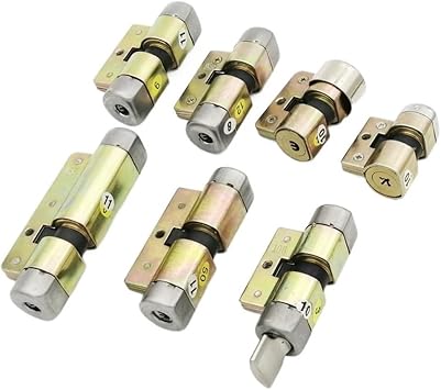 Euro Cylinder Lock, 1 Pcs Security Door Lock Core Security Vintage Entrance Exterior Door Lock Cylinder Pull Handle Lock Body Universal Door Barrel9553-42