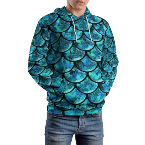 Photo de Cmagnifico Sweat à capuche unisexe motif écailles d'aigue-marine d'automne mignon renard automne citrouille feuilles baroque noir or marbre Boston Terrier sweat à capuche à manches longues