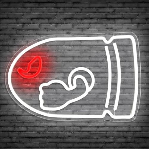 Image of Neon Sign for Wall Decor Dimmable Gaming Neon Sign for Game Room Decor Led Neon Signs for Bedroom Neon Light Signs Light Up Signs for Man Cave Gamer Gifts
