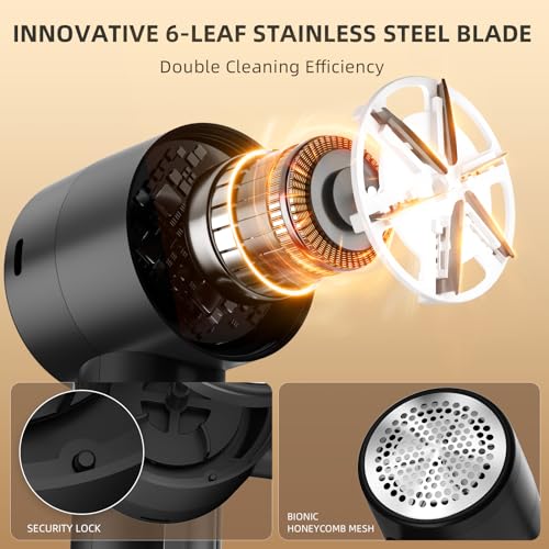 image for Peiyuu Fabric Shaver, Lint Remover Rechargeable, Electric Portable Swe