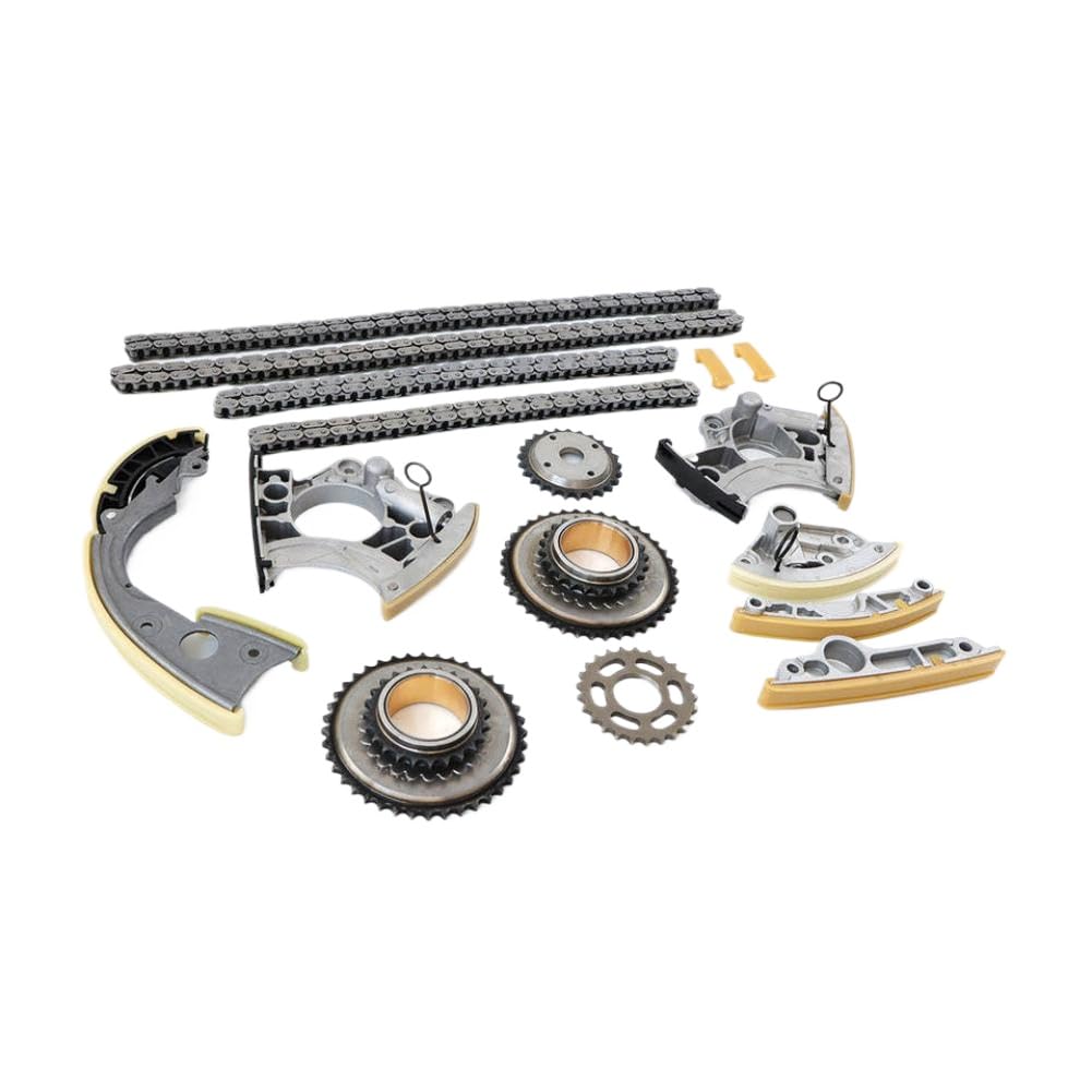 Kit catena di distribuzione con ingranaggi compatibile con A4 A5 A6 A8 Q5 S4 S5 S6 S7 S8 2.8L 3.0L 3.2L 4.0L V6 V8
