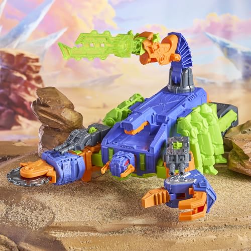 Transformers CYBERWORLD Scorponok Strike Battle Set, Converting Action Figure Playset with Lights and Sounds, Robot Toys for Boys and Girls 6 and Up - image 3