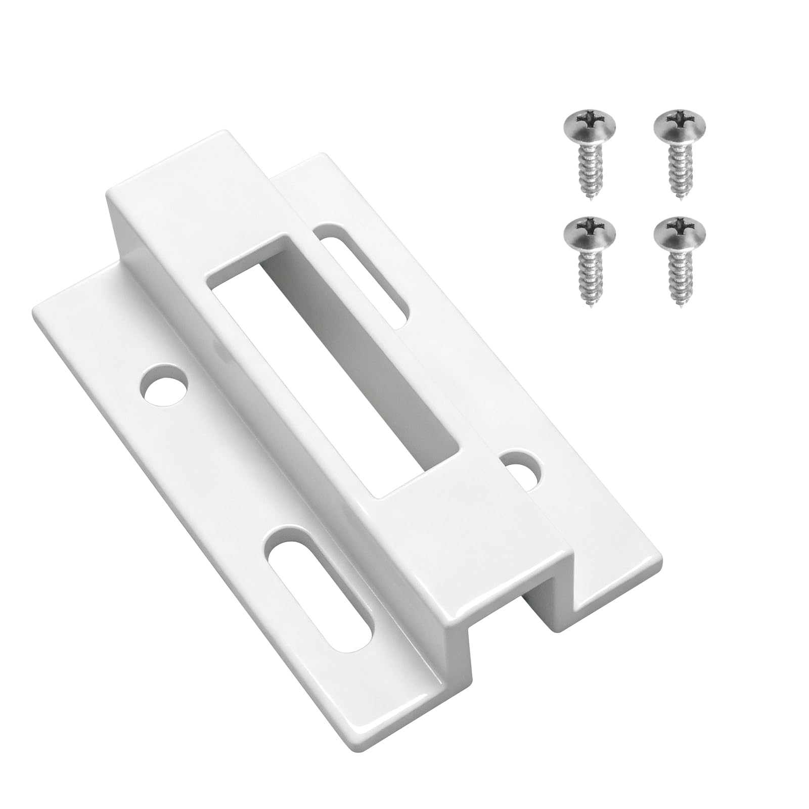 E 2124 Extruded Aluminum Sliding Door Keeper for Hook Style Latch