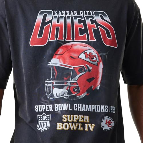 T shirt Kansas City Chiefs New Era NFL Boxy Washed - vue 4