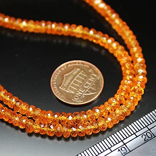 Perles de grenat spessartite pour remplacer les perles synthétiques de vos bijoux