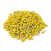 Uxcell E1508 16AWG Insulated Ferrule Pin Wire Cord End Terminal with 500 Piece, Yellow