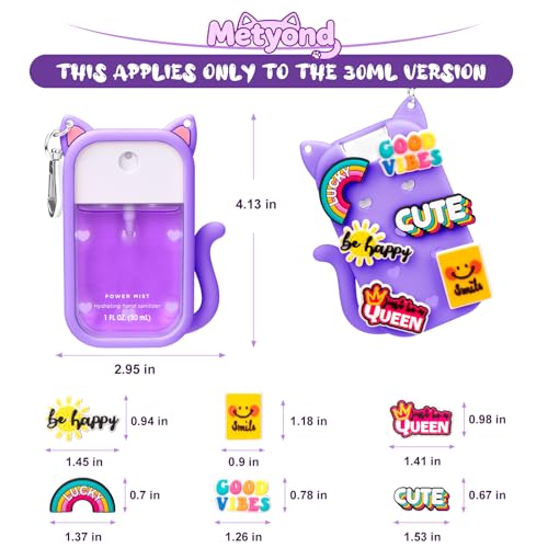 Funda de silicona para Touchland 30 ml con charms y llavero miniatura 2
