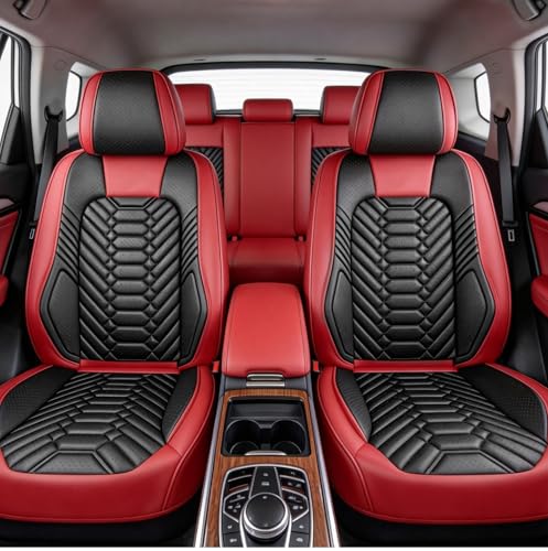 Image of Foneso Custom Seat Covers for Silverado & GMC Sierra | Waterproof Seat covers for Chevy 2007-2013 & 2019-2025 2026 1500, 2020-2026 2500HD 3500HD Crew /Double /Extended Cab