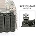 SINAIRSOFT SMG Magazine Pouch,MP5 Mag Pouch with 5 Holder - Durable, Tactical, and Versatile Magazine Holder for Optimal Mag Storage and Quick Access