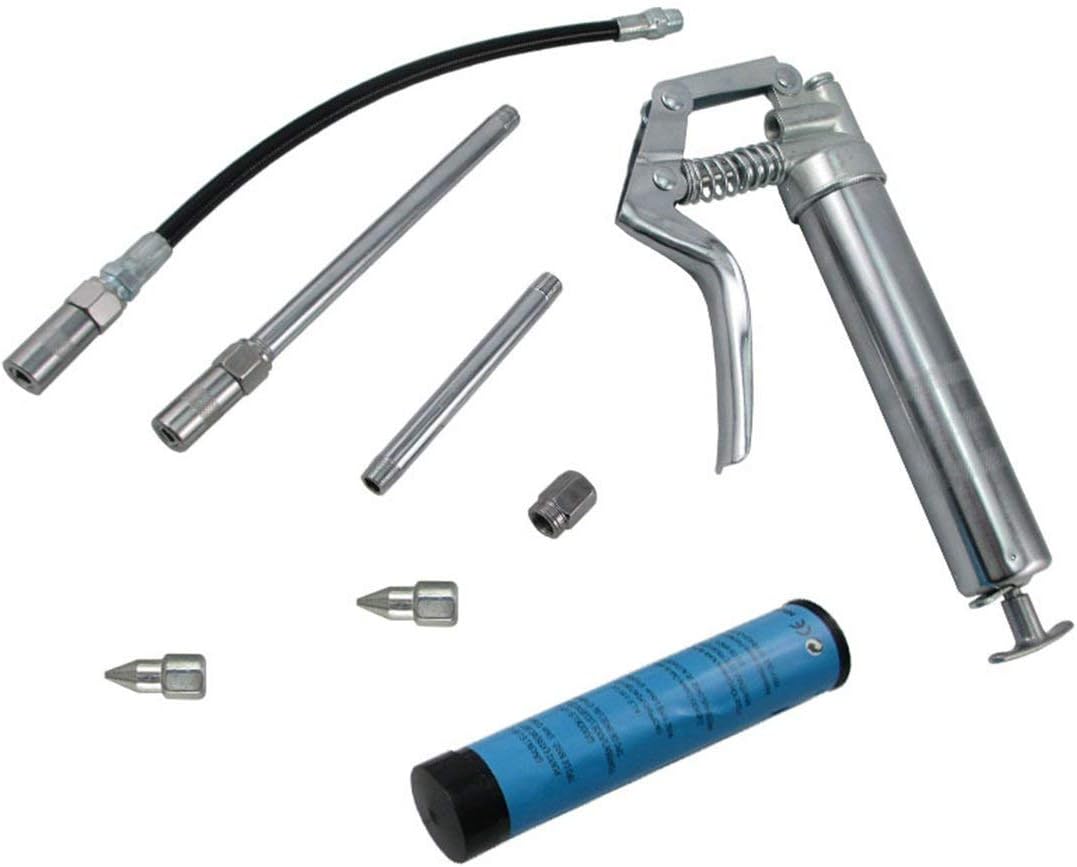 Jessicadaphne 120Cc Mini Grease Gun Pistol Grip One Handed Grease Butter Machine Lube Tool For Auto Repair Lubrication Vehicle Hand Tool