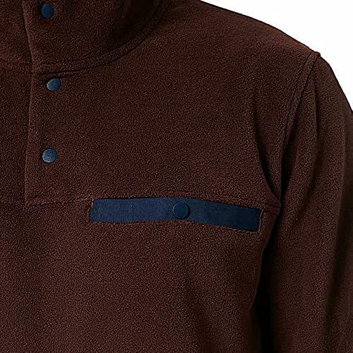 32 DEGREES Men’s Quarter Snap Long Sleeve Pullover (L, Red)4