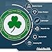 ClubSmith® Lucky Golf Ball Marker with Magnetic Hat Clip, Irish Clover & Shamrock, Premium Alignment Putting Mark, Funny Golf Accessories & Gifts for Men and Women (Rub for Luck Classic)