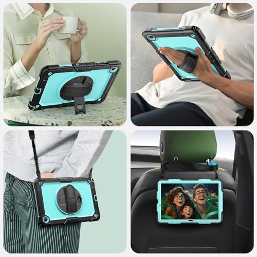 Image of SEYMAC Case for Samsung Galaxy Tab A11+ /A9+ Plus 11 inch, Light Blue