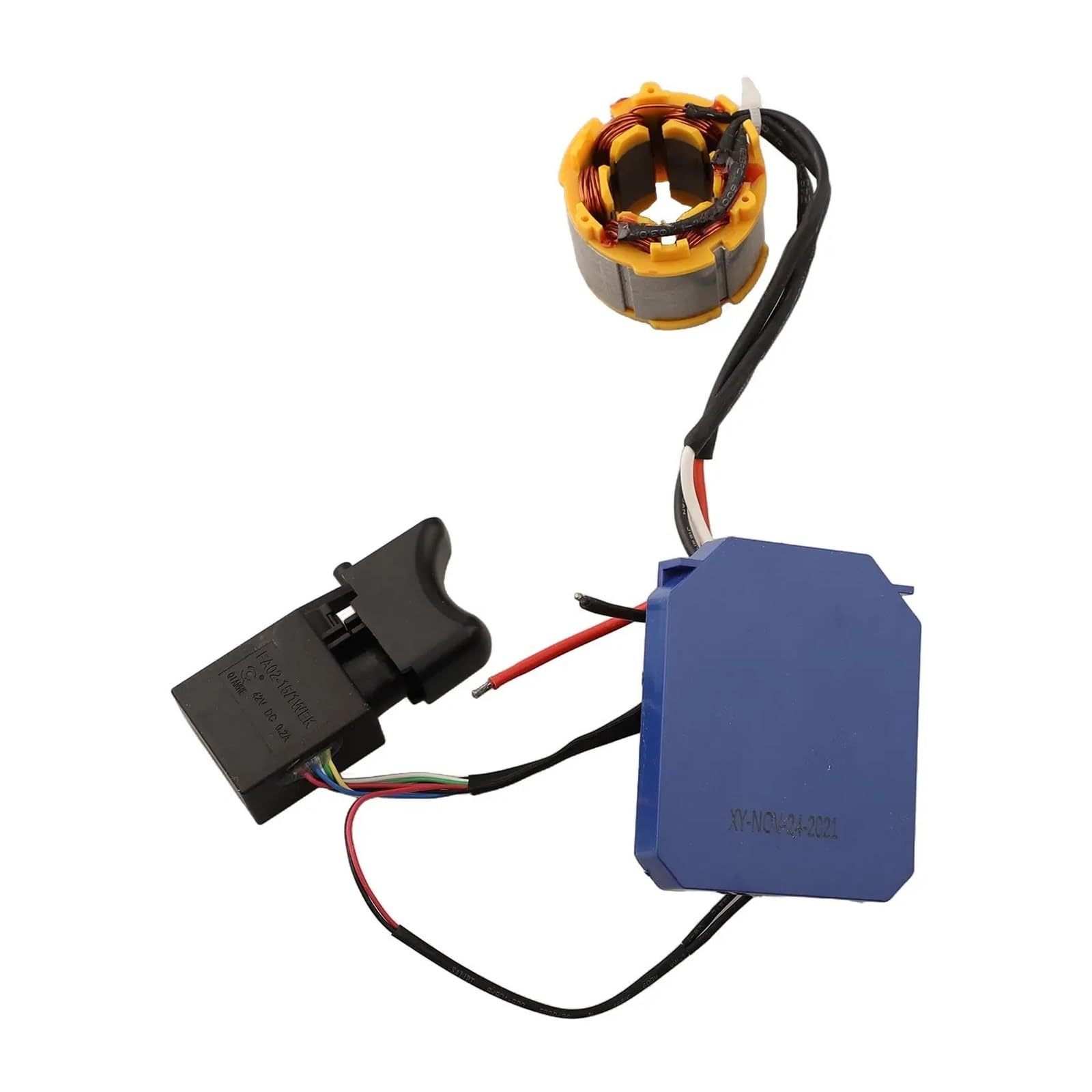 Panel sterowania elektronarzędziami silnik bezszczotkowy do wiertarki elektrycznej litowej 3820 zestaw przełączników/kart sterujących/wirnika 21 V 12 zębów akcesoria do kart sterujących