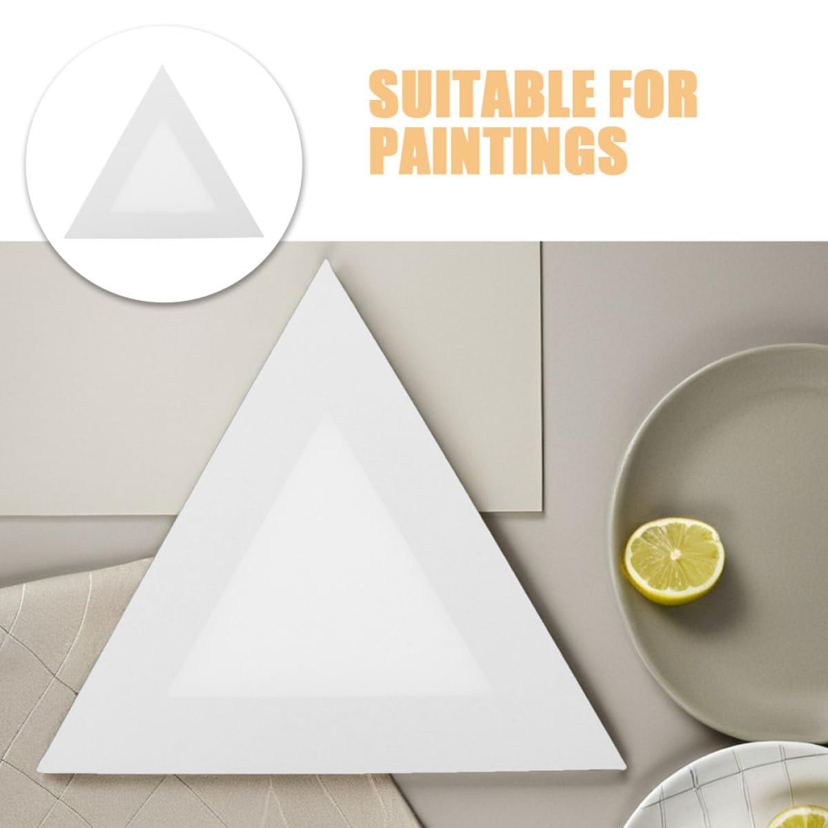 2stücke Leinwände zum Malen Flache Leinwandplatten für Öl und Acrylmalerei Künstler-leinwände mit Keilrahmen Malleinwände für Bastelarbeiten und Kunstwerke