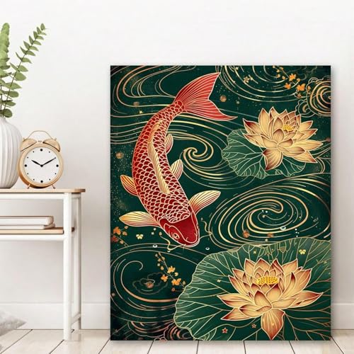 Art mural oriental traditionnel grand format pour habiller un mur vide