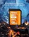 128GB UHS-II SD Card V60 Memory Cards for Professional Camera 4K/6K Video - 300MB/s Read, 100MB/s Write, Shockproof & Waterproof High-Speed Storage, U3 Class 10 Compatible with Canon (EF8)