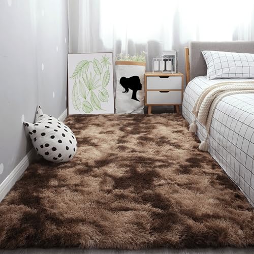 Tapis de salon shaggy lavable pour chambre moderne - 2