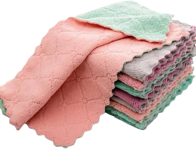 Kit 10 Pano Mágico Microfibra Reutilizável: Super Absorção para L...