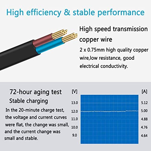LEDMO 12V 10A Caricabatteria Notebook Adattatore PC Portatile Alimentatore 120W per Ac a Dc Convertitore Adattatore di Alimentazione