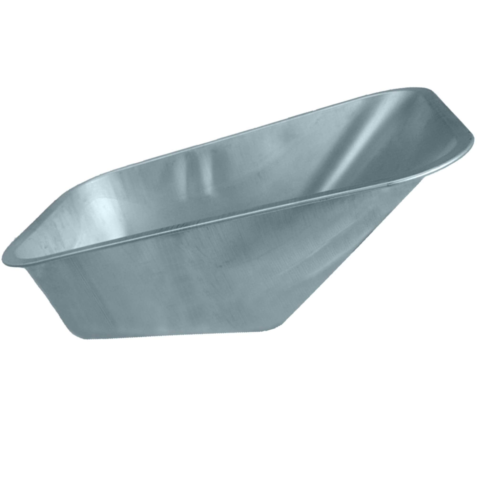Ketobarrow Silver Wheelbarrow Body Tray Pan Replacement Metal Body Universal Fitting Galvanised Steel Barrow Tray 110L