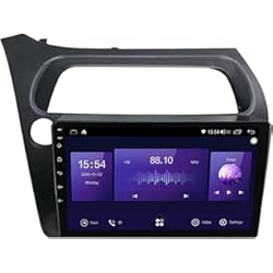 Pantalla Para Honda Civic 2007 ACLips Reproductor estéreo de Radio Inteligente para Honda Civic 2006 2007 2008 2009 2010 2011, Pantalla de 9 Pulgadas Reproductor de Sistema de Audio de navegación GPS para automóvil con Imagen in