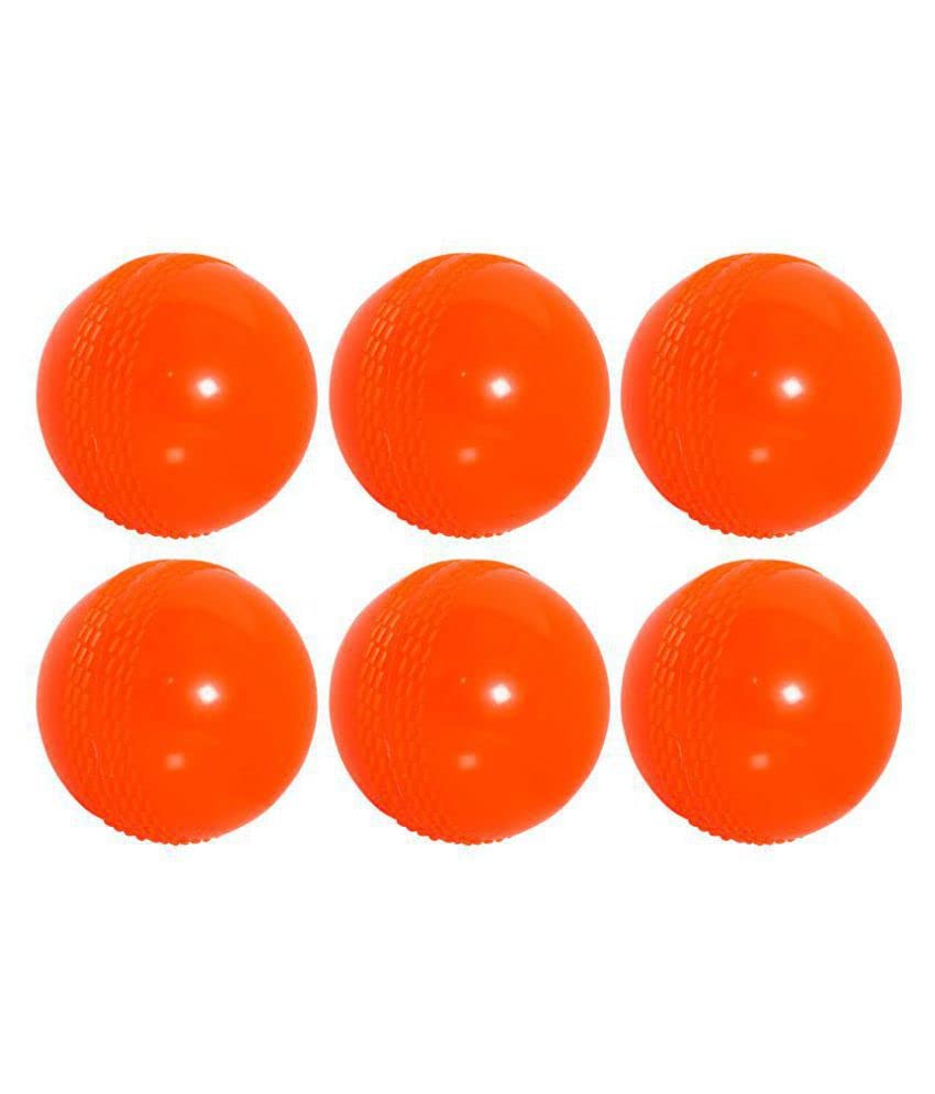 EmmEmm Cricket Practice Wind Ball (Set of 6) Plastic, Orange Synthetic Cricket (B0BSNPR7HM) Amazon Price History, Amazon Price Tracker