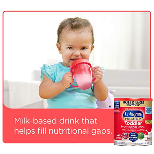 Enfagrow Premium Toddler Nutritional Milk Drink, Natural Milk Flavor Powder, 32oz Can, From the Makers of Enfamil- Omega 3 DHA Prebiotics Non-GMO, 6 Cans (Formerly Toddler Next Step, Package May Vary)