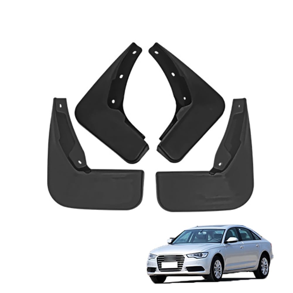 AMHVMU 4pcs Mud Flaps for Audi A6L C7 2012-2015