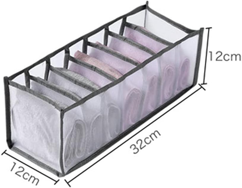 Underwear Storage Box with Compartments Socks Underpants Organizer Drawers Divider Cabinet Drawer