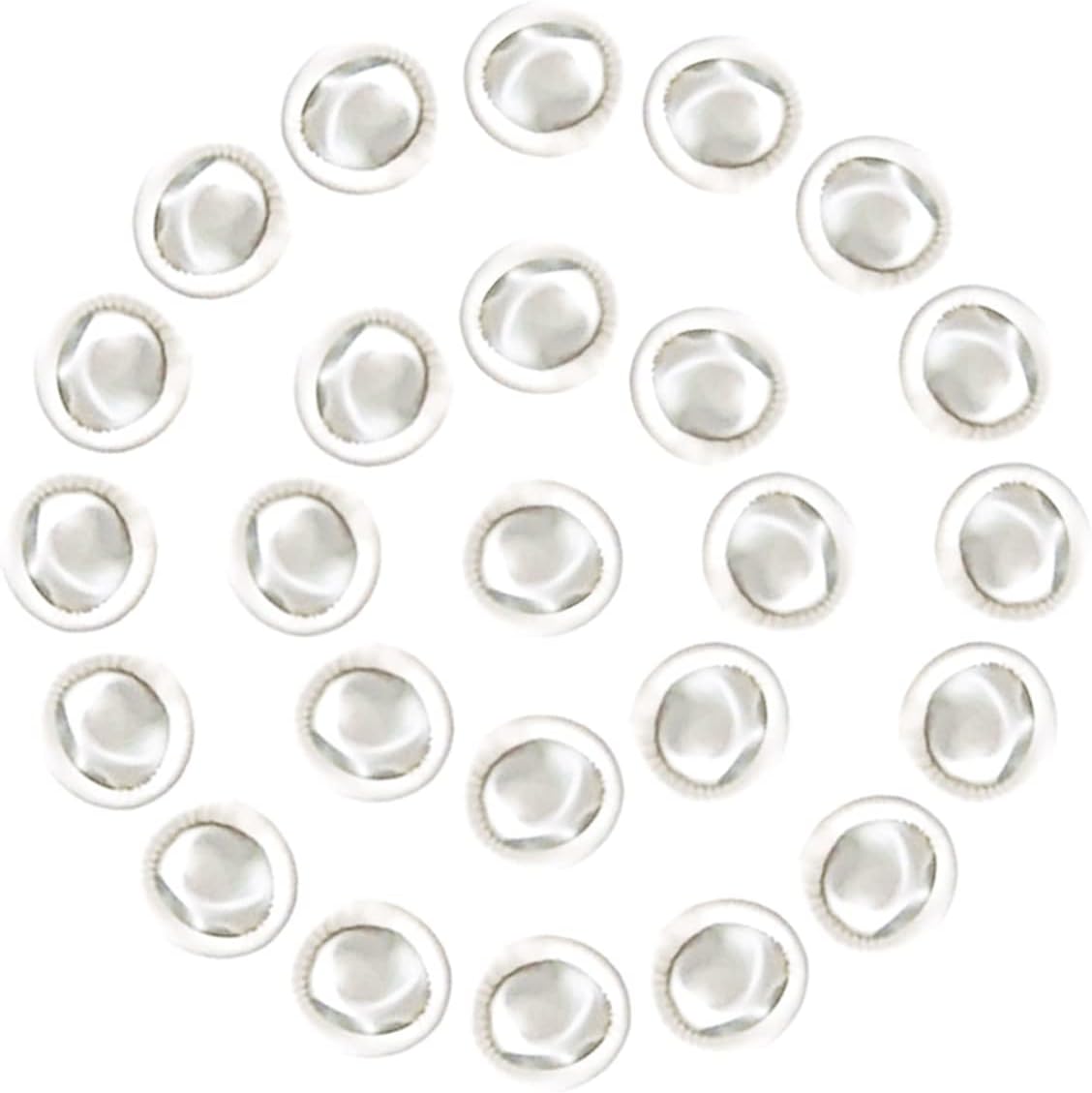 Large Disposable Nitrile Finger Cots, Non-allergenic No Powder Finger Protectors， Suitable for Beauty, Manicure, Massage,Electronic Repair 100 pcs(White)