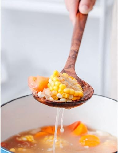 Miniatura 5 de Juego de 4 espátulas de cocina de madera, utensilios de cocina y utensilios de cocina